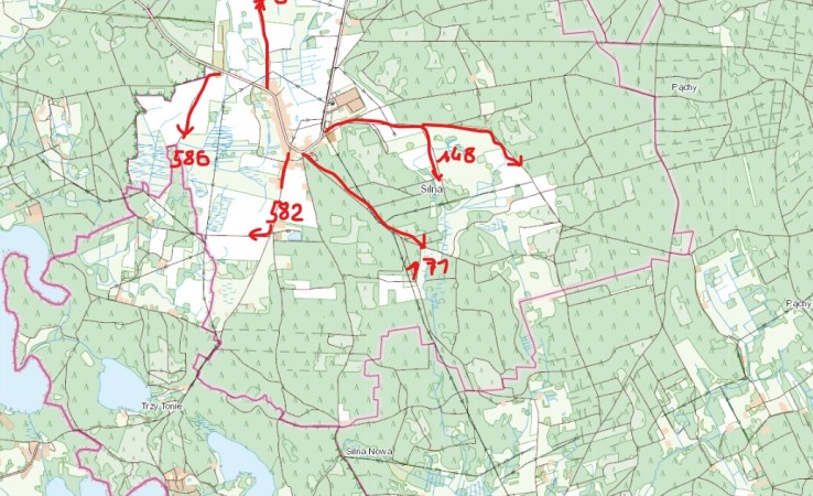 działka na sprzedaż - Pszczew, Silna